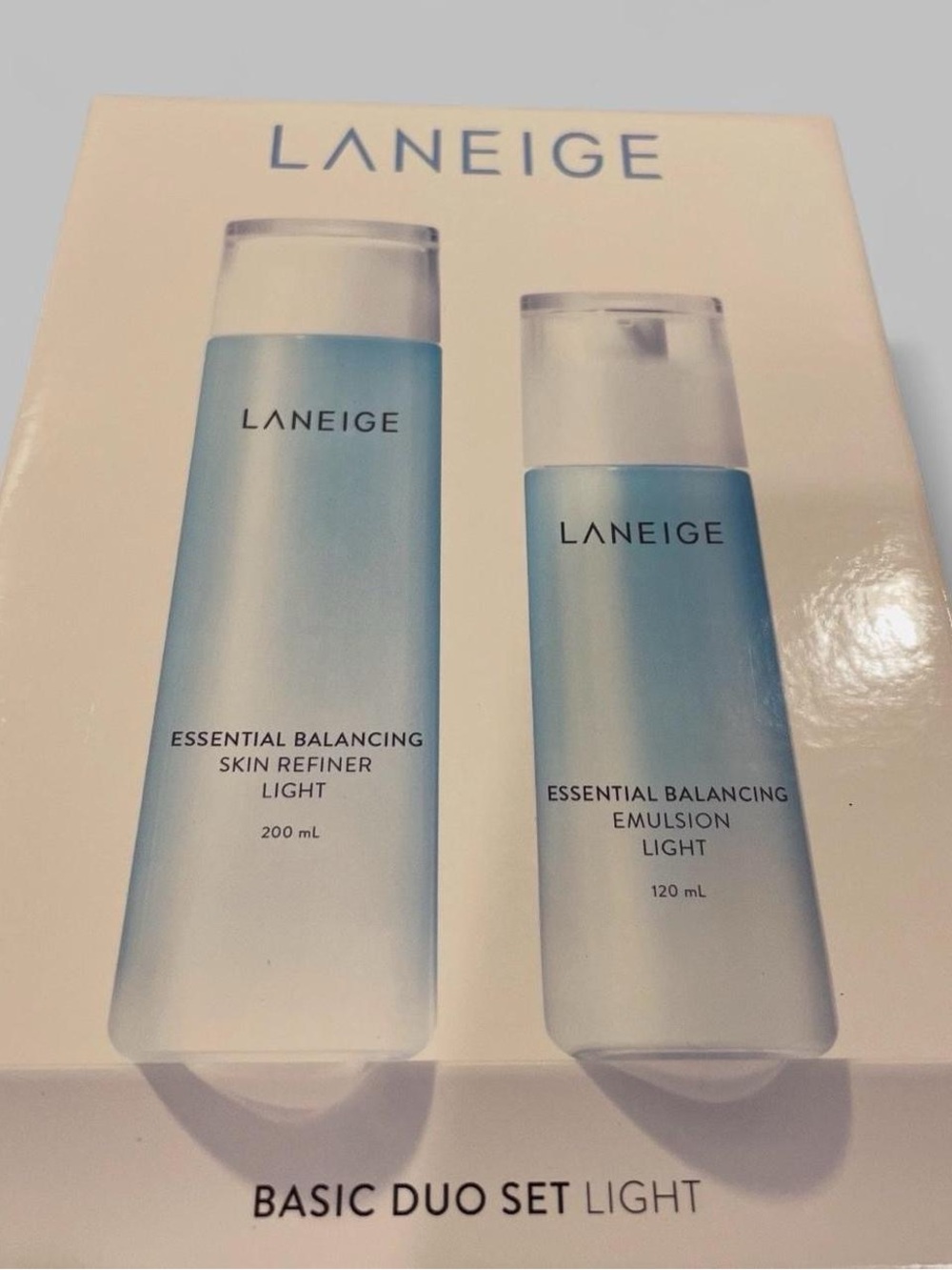 LANEIGE Blue Essential Balancing Skin Refiner & Emulsion Light Duo